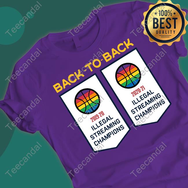 Ash Back To Back Illegal Streaming Champions Shirt