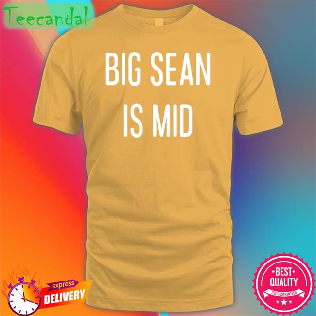 Big Sean Is Mid Hoodie Sweatshirt Big Sean Is Mid Long Sleeve T Shirt