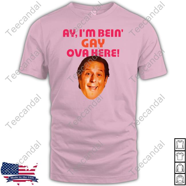 Ay I'm Bein Gay Over Here New Shirt Sean Rinaldi For Borough Comptroller