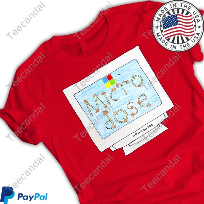 Unfortunate Portrait Shop Dave Portnoy Wearing Microdose Shirt