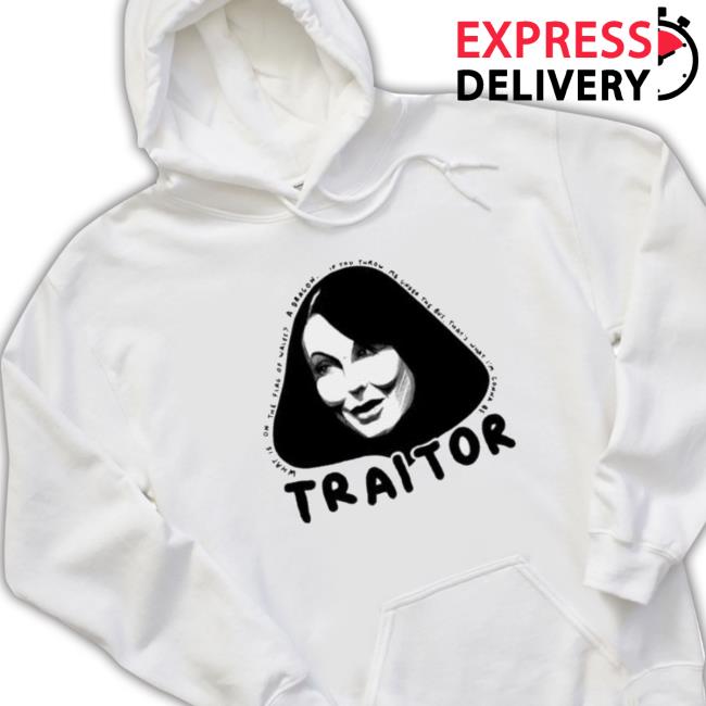 Amanda Merch Amanda Traitor White Tee Shirt Amanda Merch Amanda Traitor White Hoodie