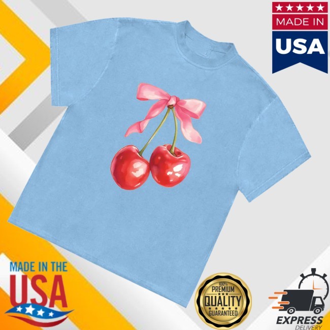 Cherry Bow Graphic Hooded Sweatshirt Boogzel Clothing Merch Store