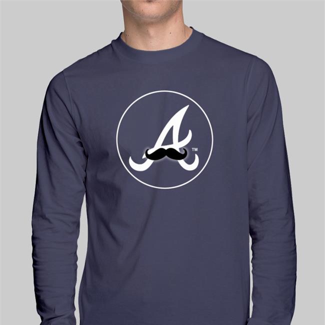 New Logo Atlanta Braves With Funny Beard T-Shirt
