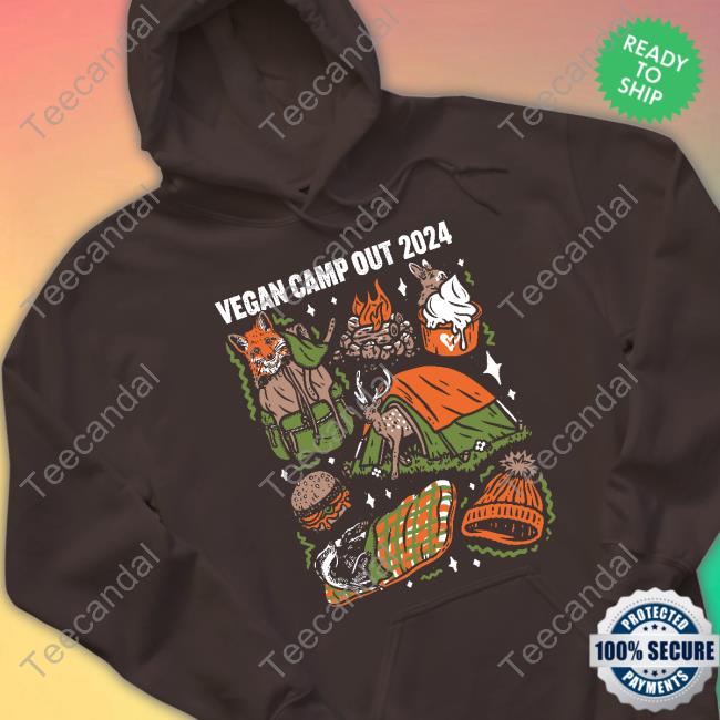 Official Vegan Camp Out 2024 New Shirt Official Vegan Camp Out 2024 Tee Shirt