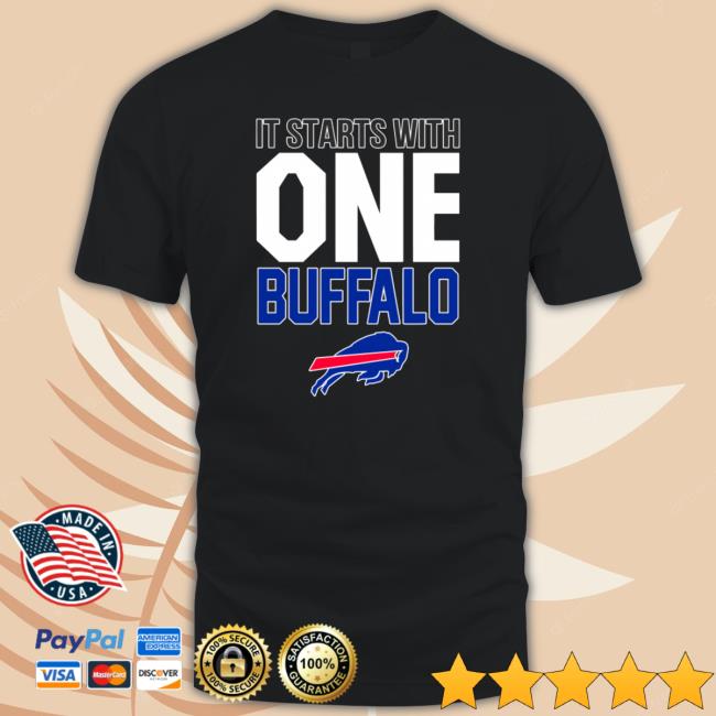 Official It Starts With One Buffalo Shirt