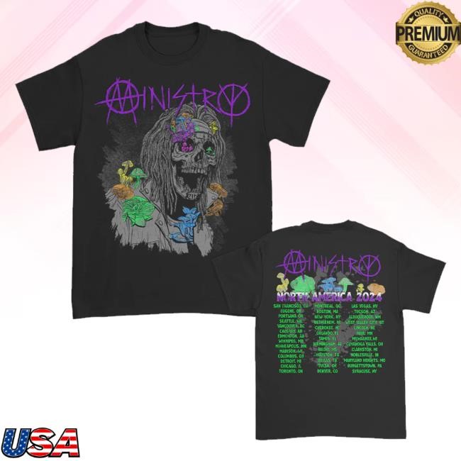 Ministry Store Us Ministry Official Store Ministryofficial Mushroom 2024 Tour T-Shirt V.2