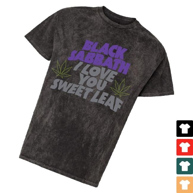 Official Black Sabbath Store Sweet Leaf Washed Shirt
