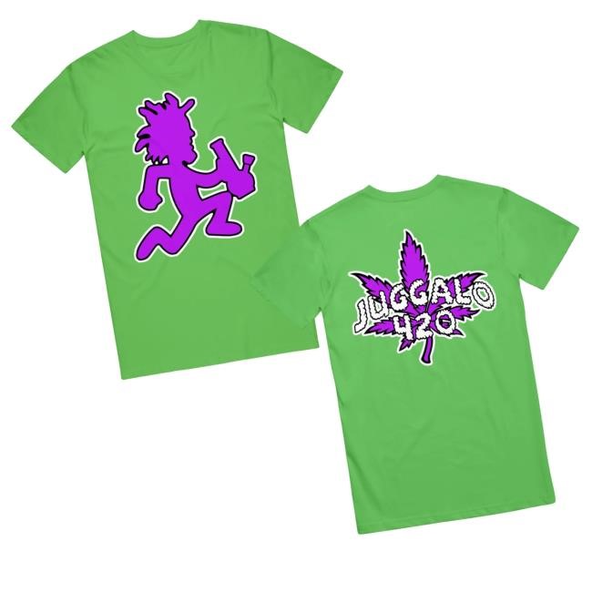 Psychopathic Records Merch Insane Clown Posse Bong Man Green Classic Shirt