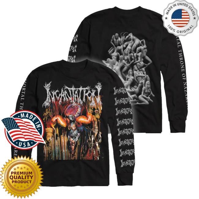 Limited Incantation Mortal Throne Of Nazarene Shirt Relapse Merch Store