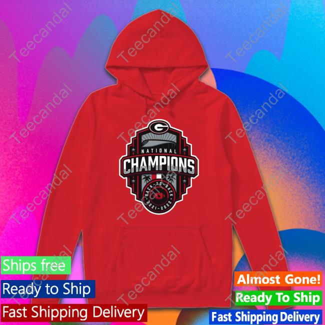 Georgia Bulldogs Football National Champions Logo Tees Georgia Bulldogs Football National Champions Logo Long Sleeve T Shirt