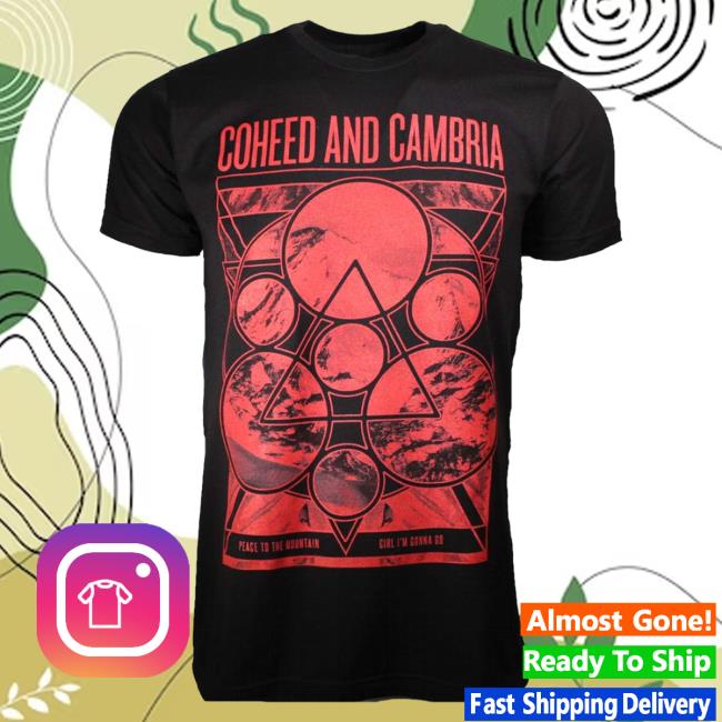 Official MerchBar Coheed And Cambria Merch Bar Coheed And Cambria Mountain Peace T-Shirts