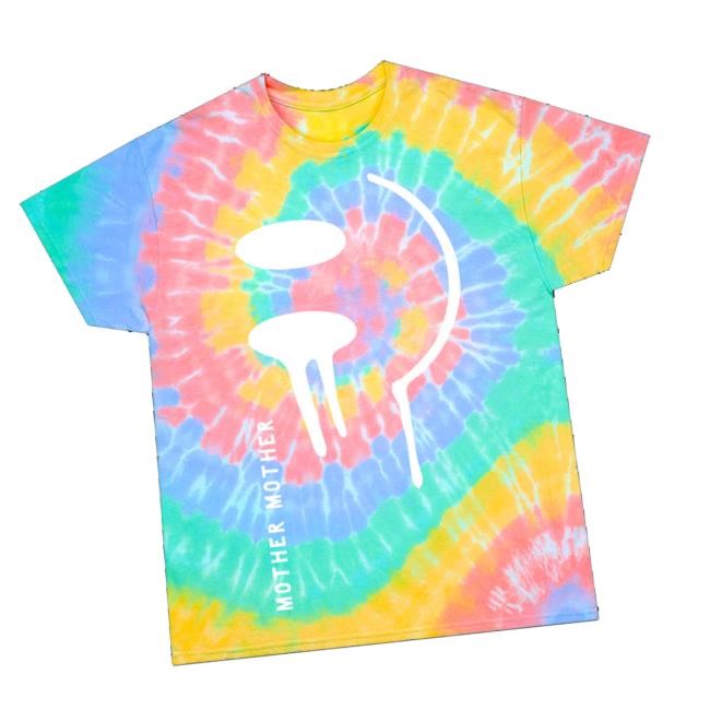 Official Mother Mother Merch Smiley Tie-Dye Funny Shirt