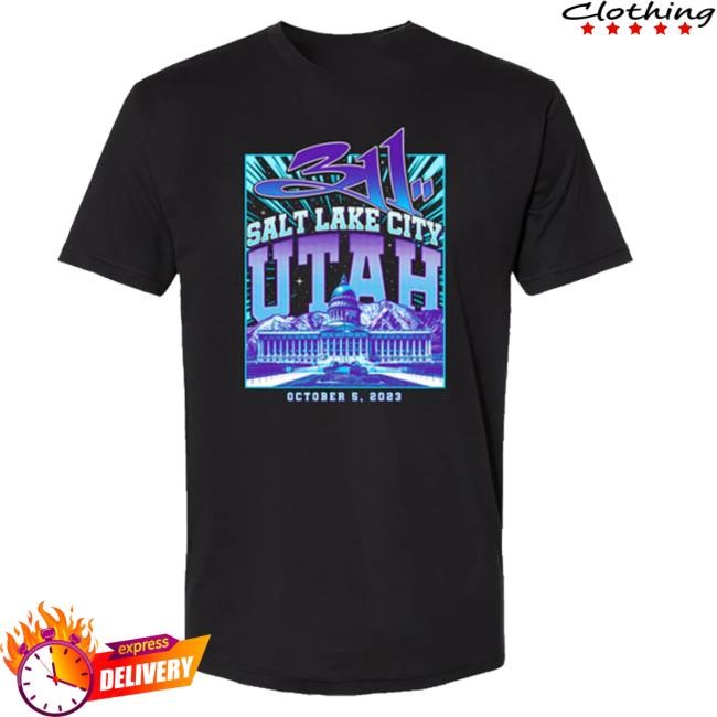 Official Store.311 Merch Salt Lake City, Ut Event Tee