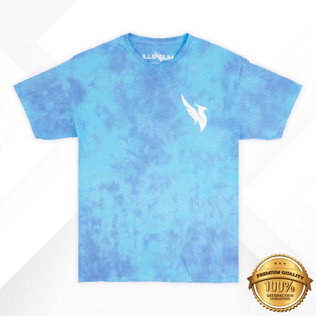 Official Illenium Shop Blue Tie Dye Sweatshirt