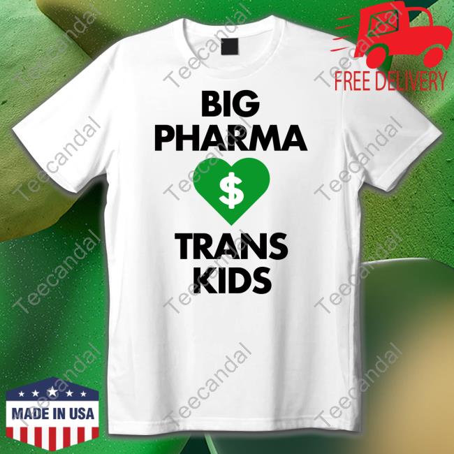 Big Pharma Heart Trans Kids Long Sleeve T Shirt