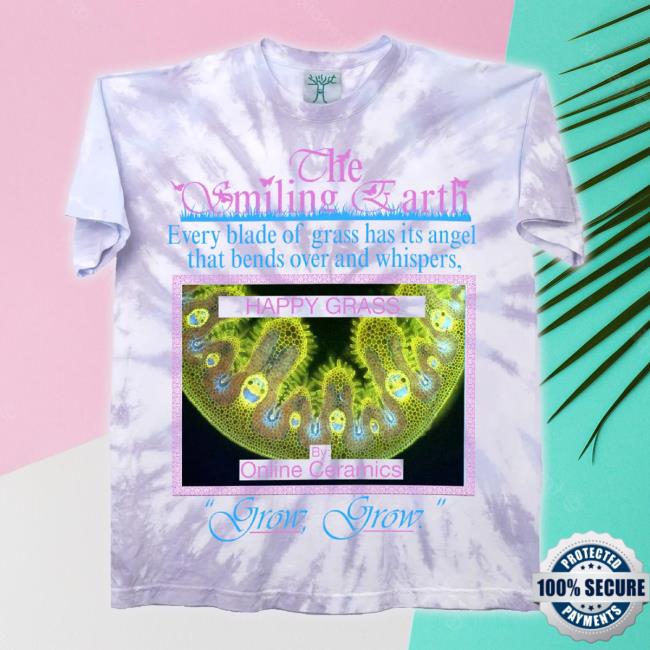 Official August Store Merch Online Ceramics The Smiling Earth Ss Unisex Sweatshirt (Hand Dyed Tie-Dye) August Shop