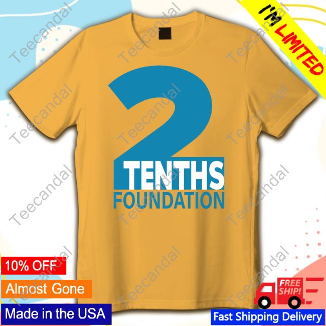 Aaron Donald Wearing 2 Tenths Foundation T-Shirt