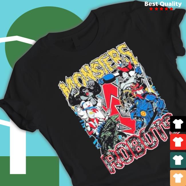 Official Vintage Monsters Vs Robots Sweater
