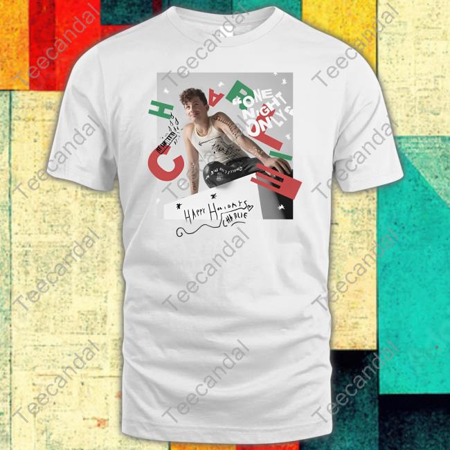 Charlieputh Merch One Night Only Happy Holidays Charlie Tee Shirt