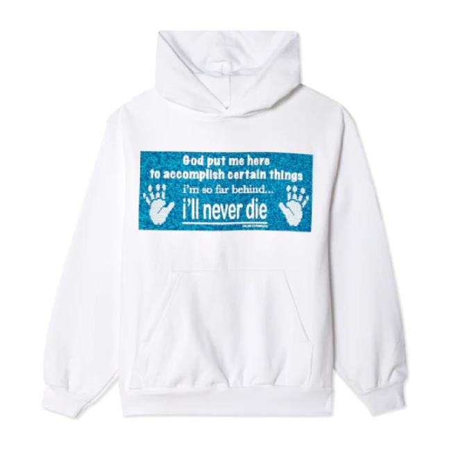 Original Dover Street Market Merch Store Online Ceramics I’Ll Never Die Tee White Ash Shop-Us.Doverstreetmarket