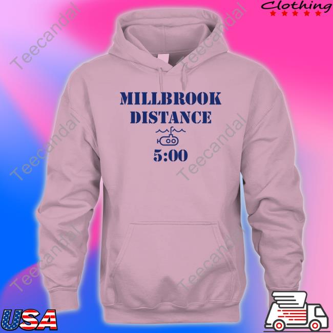 Millbrook Distance 5:00 Funny T Shirt Millbrookxc