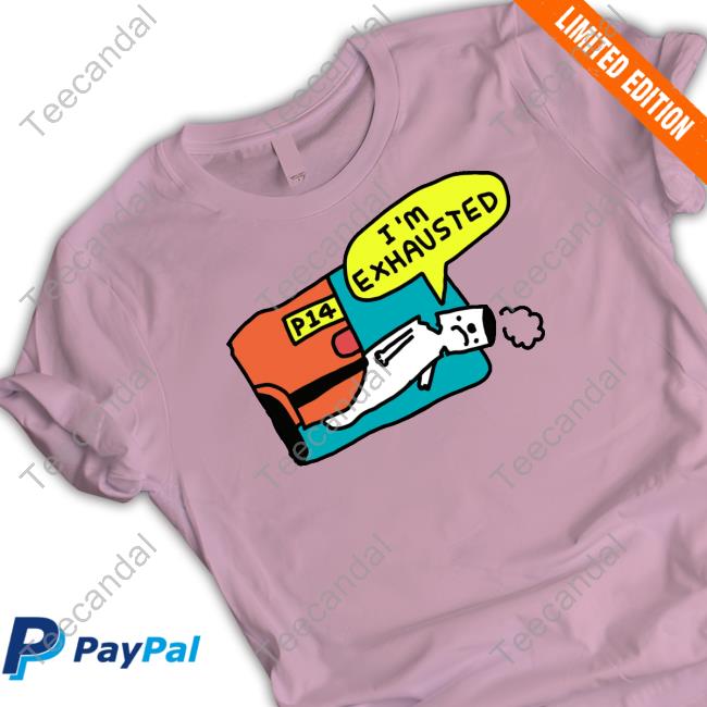 Zoe Bread Merch P14 The Exhausted Pipe Tee Shirt