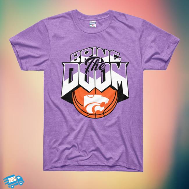 Official Charlie Hustle K-State Wildcats Bring The Doom Funny T Shirt