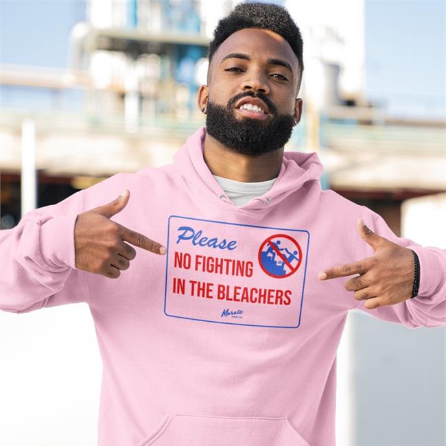 Dom Frederic Please No Fighting In The Bleachers Hoodie Sweatshirt Morale Supplyco Merch