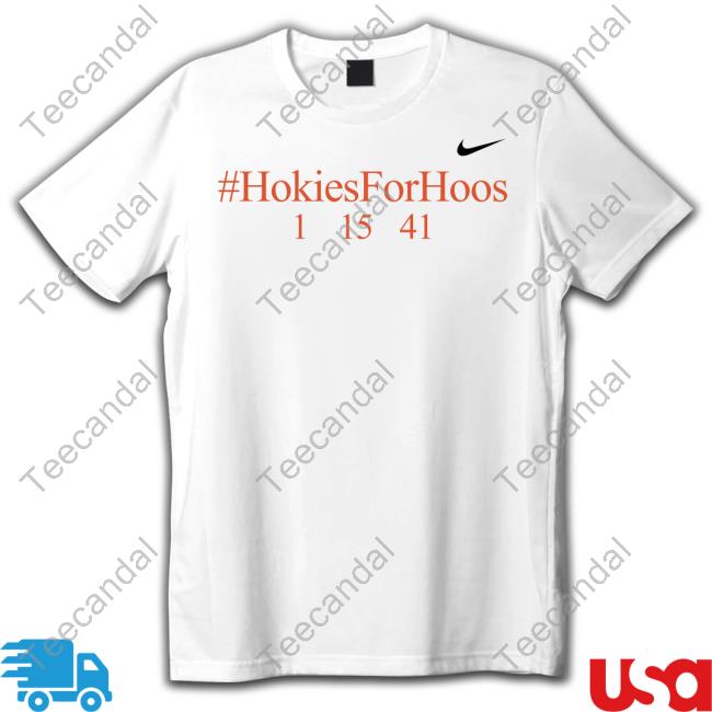 Virginia Tech Women's Basketball Hokies For Hoos 1 15 41 Funny T Shirt