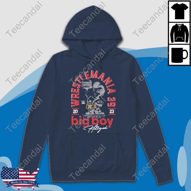 Wwe Wrestlemania 39 2023 Big Boy Hollywood Hoodie