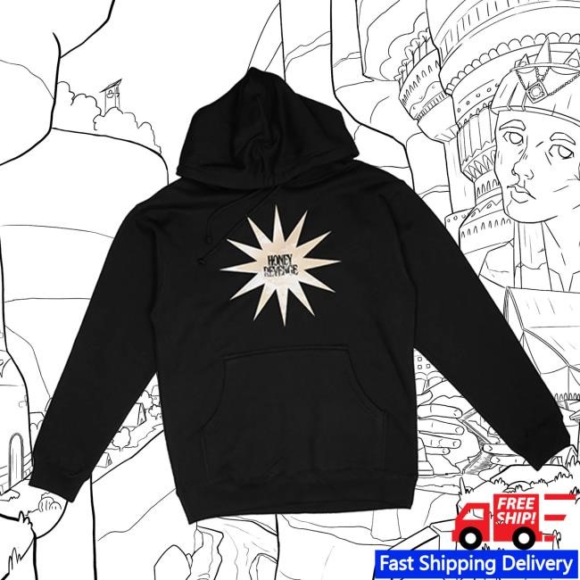 Trending Honey Revenge Merch New Merch Shop Star - Black Pullover Tee