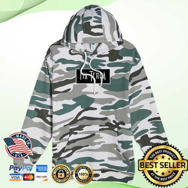 Official Iya Terra Merch Camo Logo Popover Hoodie