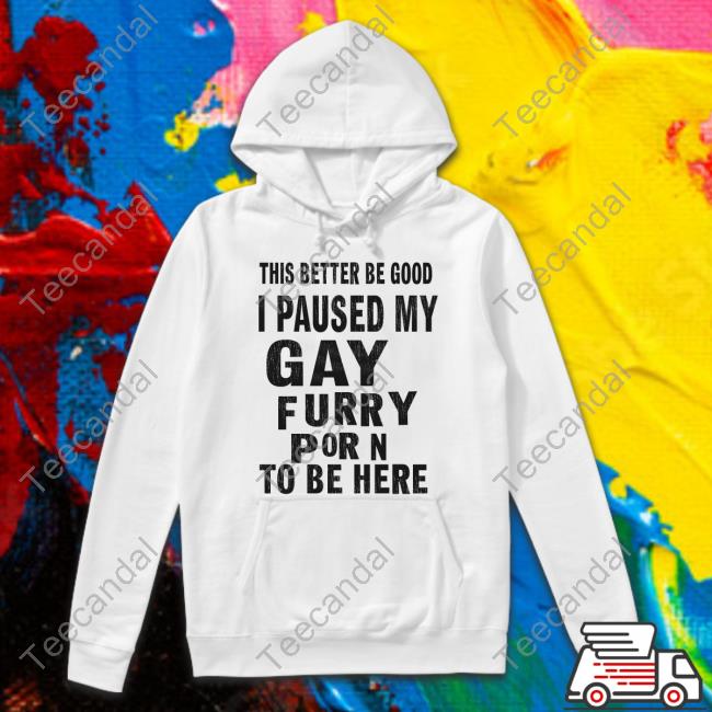 Yeensofdenial This Better Be Good I Paused My Gay Furry Porn To Be Here New Shirt