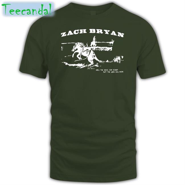 Zach Bryan Well The Devil Can Scrap But The Lord Has Won Hoodie