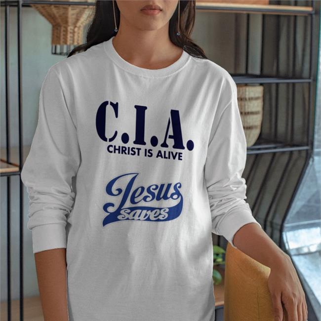 Cia Christ Is Alive Jesus Saves Hoodie