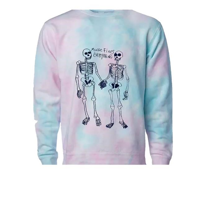 Abigailportner Shop Music Fixes Everything Sweatshirt