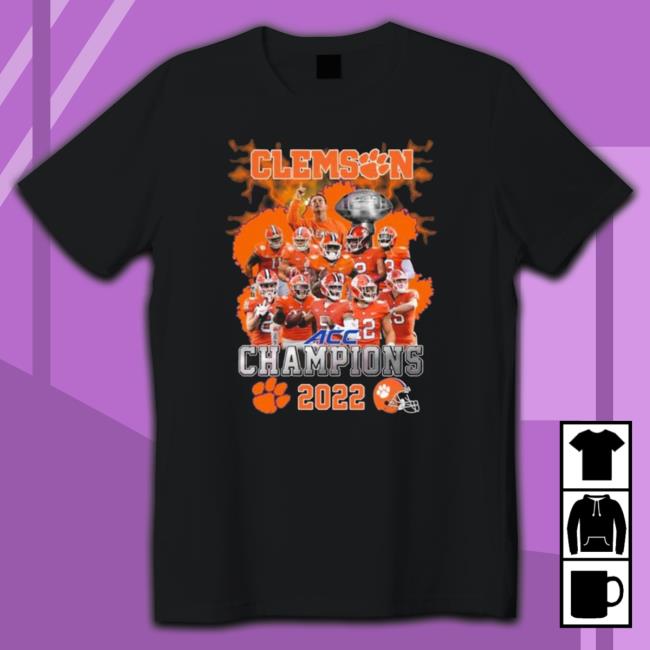 Clemson Tigers ACC Football Conference Champions 2022 Hooded Sweatshirt