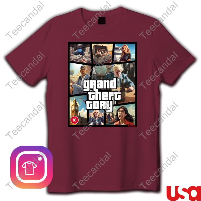 Newsthump Merch Grand Theft Tory Classic Shirt