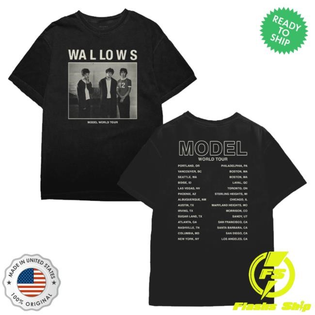 Wallows Merch Standing Photo Tour Hoodie