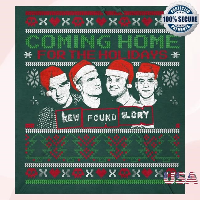 Trending New Found Glory Official Store Merch Band Ugly Holiday Unisex Sweatshirt