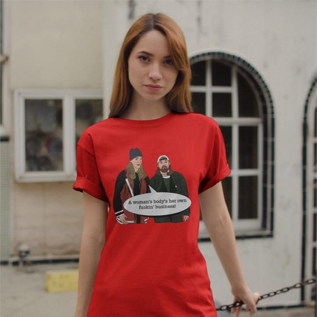 Kevinsmith Jay And Silent Bob Store Pin Stop Drop 1 Pro-Choice Shirt