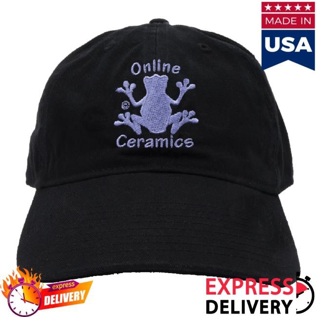 Trending Online Ceramics Merch Frog Logo Black Hat