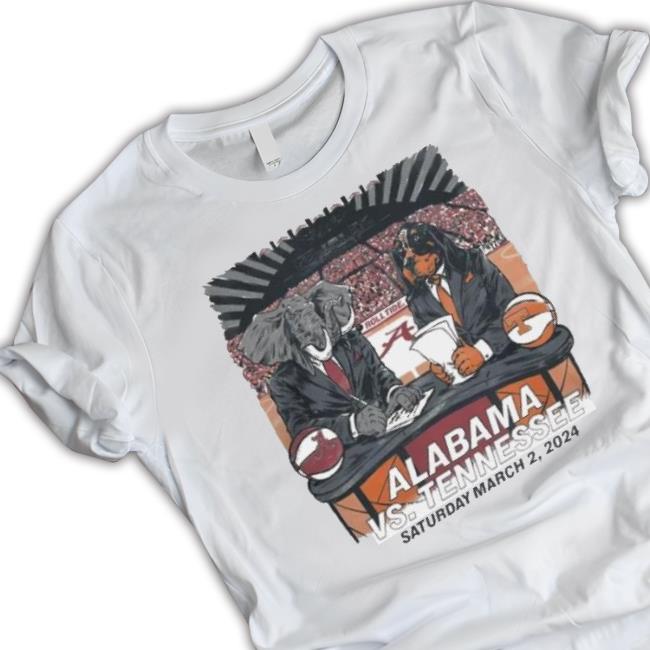Trending Alabama Vs Tennessee March 2 2024 Gameday Long Sleeve Tee