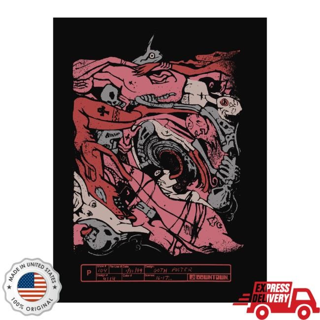 Official Titmouse Stuff Merch Downtown Gothic Event New Shirt