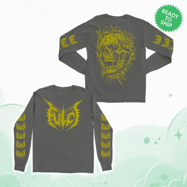 Official Fulci - Skull Splatter Long Sleeve T Shirt Night Shift Merch Store Shop