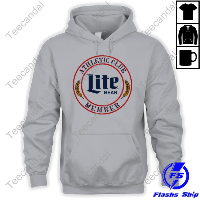 Miller Lite Athletic Club Lite Beer Member Shirt Athletic Club Lite Beer Member Official Shirt