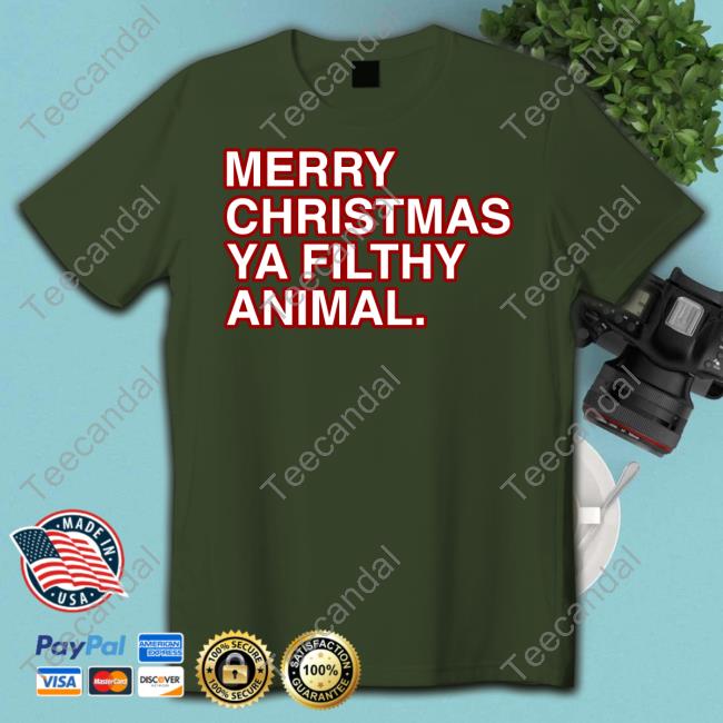 Obviousshirts Merry Christmas Ya Filthy Animal Tee Shirts