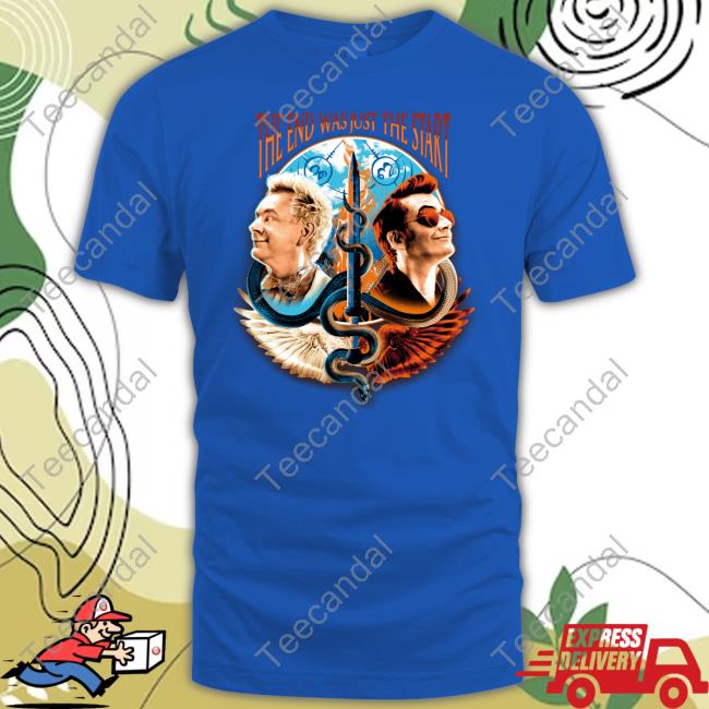 Isolatedbug Good Omens The End Was Just The Start Shirt