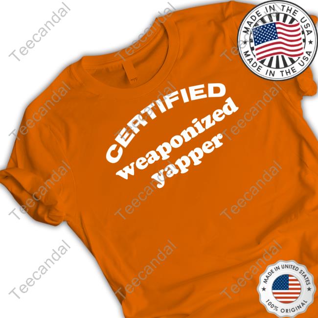 Official Slippywild Store Certified Weaponized Yapper Long Sleeve T Shirt