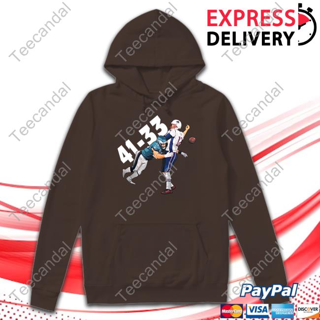 Tom Brady Philadelphia Eagles 41 New England Patriots 33 Tee